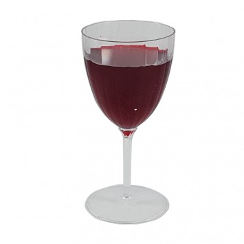 כוס יין עם רגל מחוברת