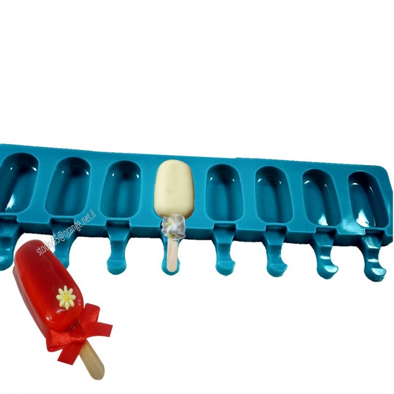 תבניות סיליקון להכנת גלידות ושלגונים