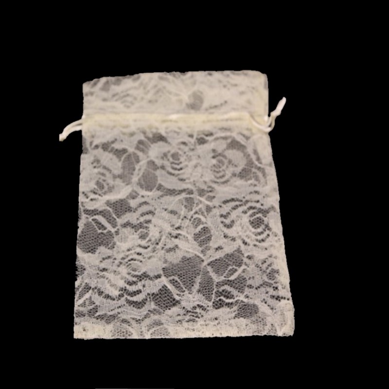 שקיות בד תחרה קרם